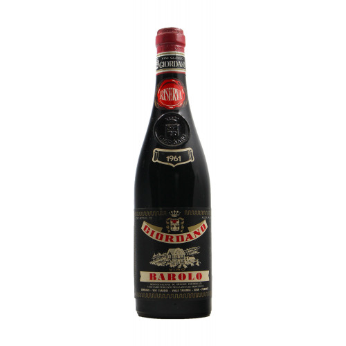 giordano BAROLO RISERVA (1961)