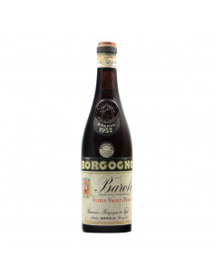Borgogno Barolo Riserva 1952 Clear Color Grandi Bottiglie