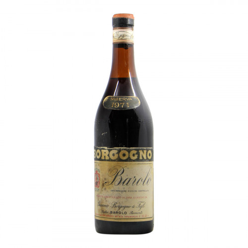 Borgogno Barolo 1971 Grandi Bottiglie