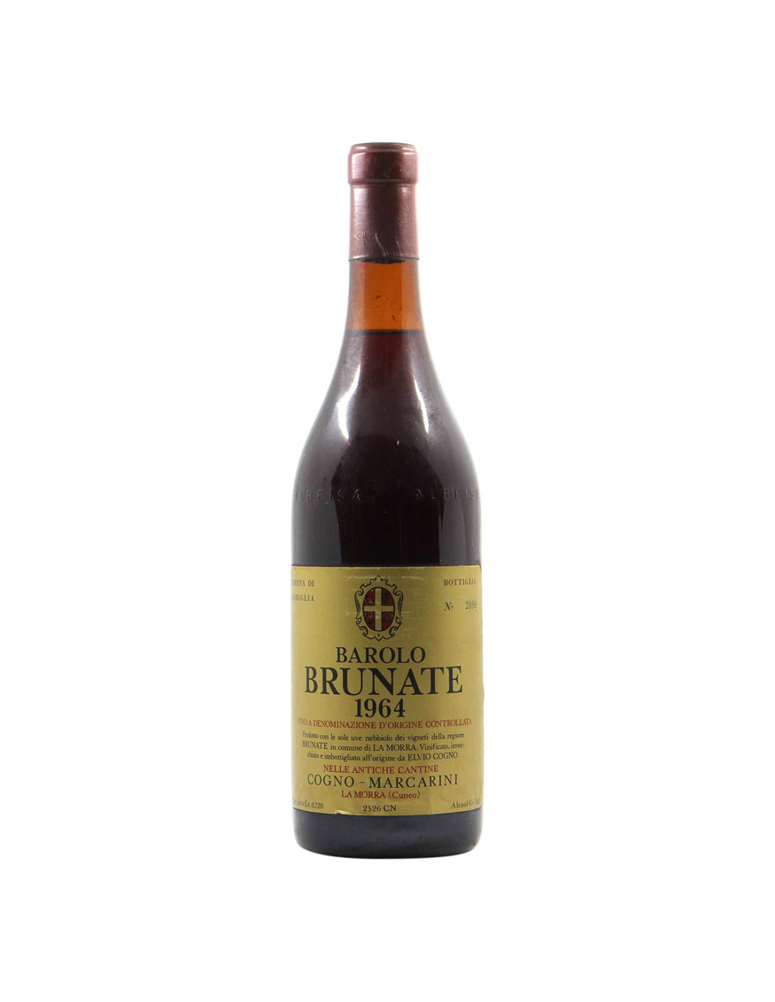 BAROLO BRUNATE 1964 Grandi Bottiglie