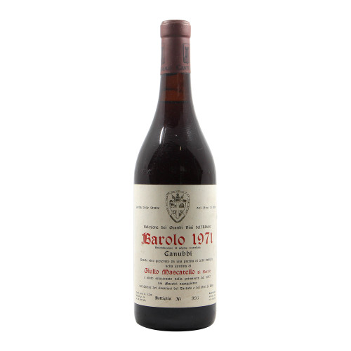 Giulio Mascarello Barolo Cannubi 1971