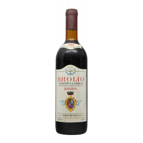 CHIANTI CLASSICO RISERVA BROLIO 1978...