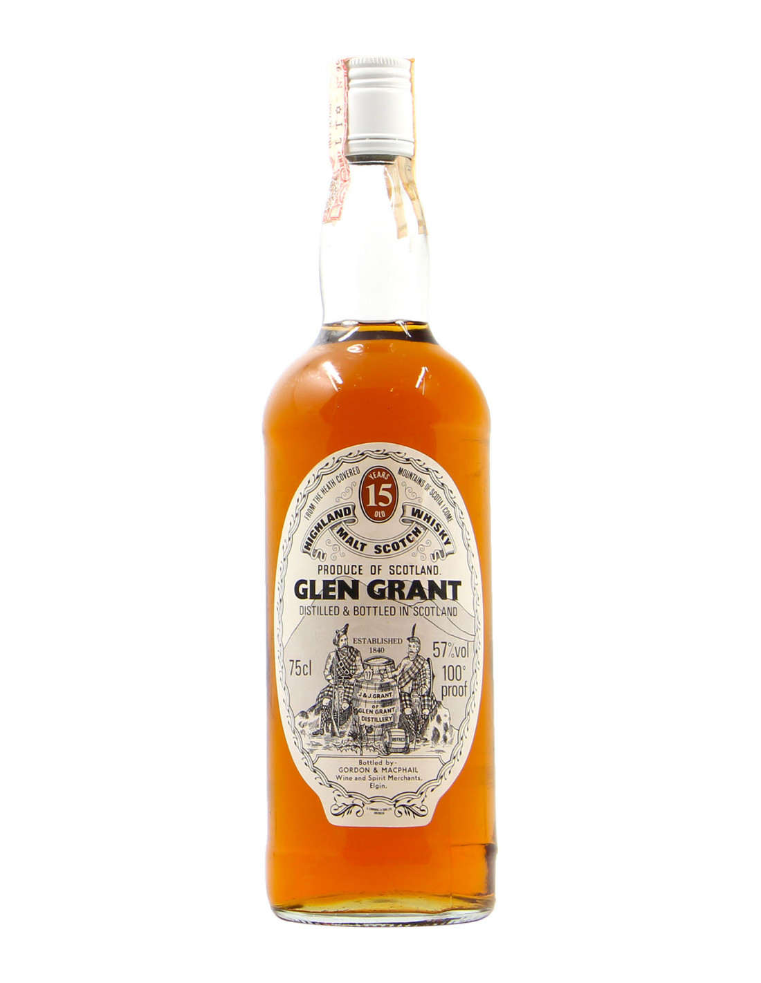 WHISKY GLEN GRANT 15 YO 75 CL 57VOL 100PROOF (NV) - Grandi Bottiglie